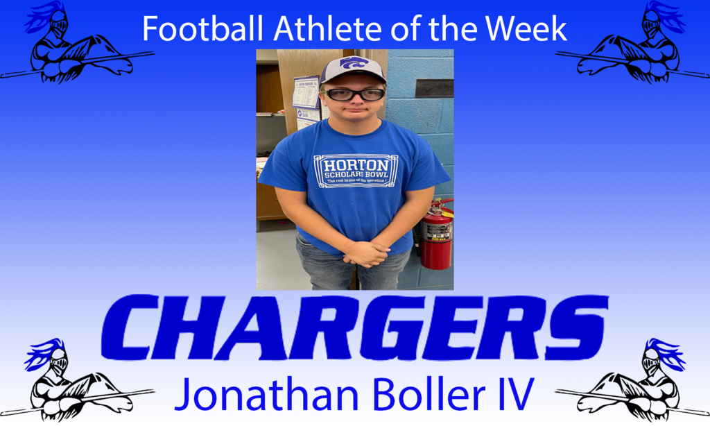 Jon Boller football athlete of the week!