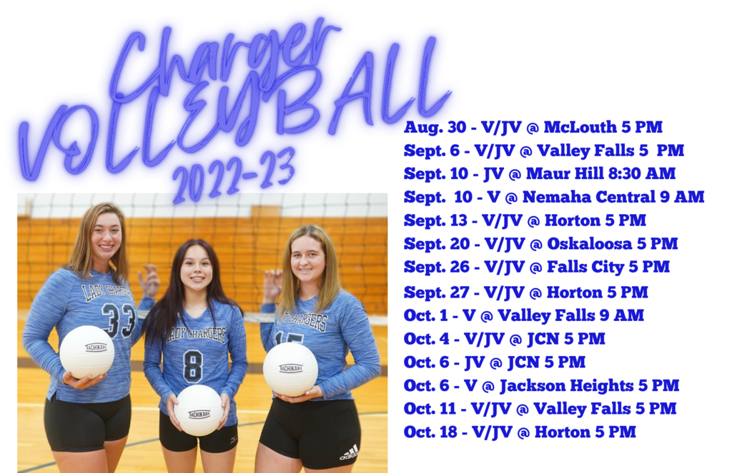 Charger Volleyball Schedule