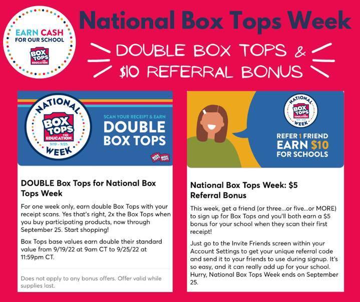 National Box Tops Week