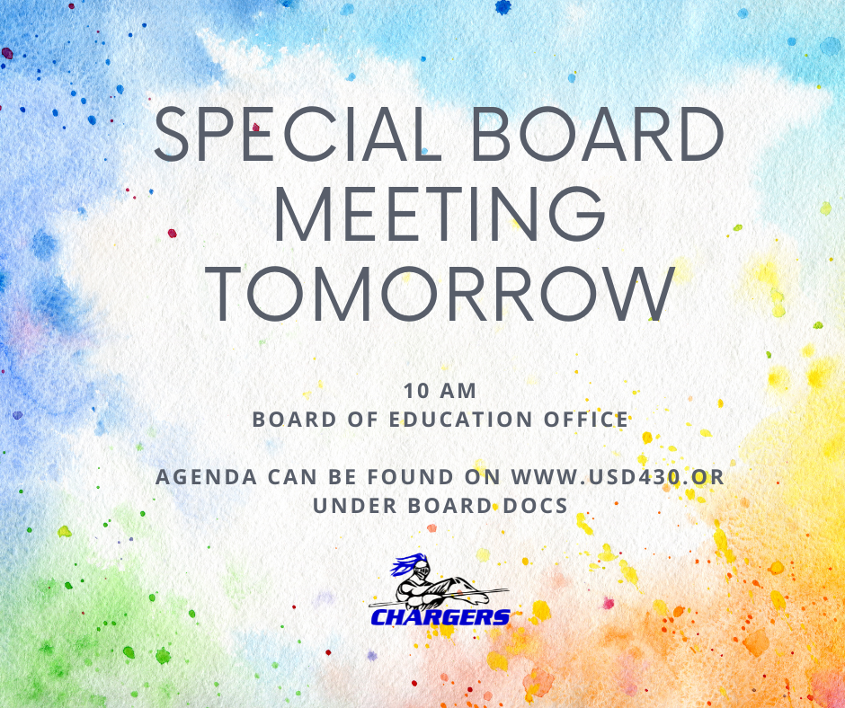 Special Board Meeting